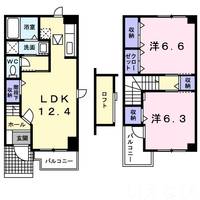 岡山県瀬戸内市長船町土師(アパート)の賃貸物件106の間取り
