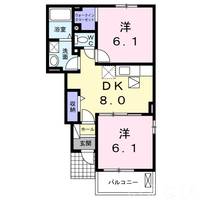 岡山県瀬戸内市長船町長船(アパート)の賃貸物件105の間取り