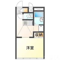 岡山県岡山市北区学南町3丁目(アパート)の賃貸物件102の間取り