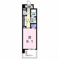岡山県岡山市南区豊成2丁目(マンション)の賃貸物件702の間取り