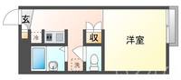 岡山県岡山市北区谷万成1丁目(アパート)の賃貸物件206の間取り