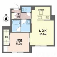 岡山県岡山市中区高屋(マンション)の賃貸物件の間取り