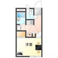 岡山県岡山市中区今在家(アパート)の賃貸物件106の間取り