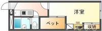 岡山県岡山市北区宿本町(アパート)の賃貸物件105の間取り