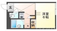 岡山県岡山市北区北長瀬本町(アパート)の賃貸物件105の間取り