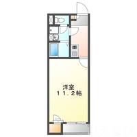 岡山県岡山市東区瀬戸町瀬戸(アパート)の賃貸物件101の間取り