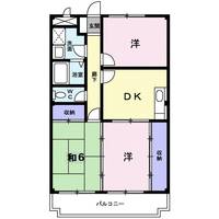 岡山県倉敷市笹沖(マンション)の賃貸物件305の間取り
