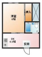 レジデンス小古曽404の間取り