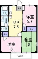 メゾンソレイユAの間取り