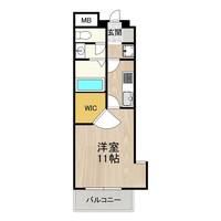 CITY SPIRE桜川Ⅱの間取り