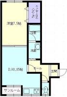 メゾンドホープ101の間取り
