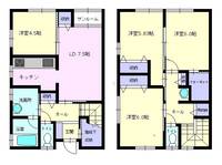 ヴィラージュ幸P85の間取り