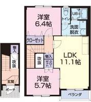 如月荘の間取り