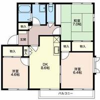 物件の間取り画像