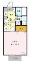 静岡県駿東郡清水町湯川(アパート)の賃貸物件101の間取り