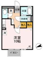 静岡県駿東郡清水町柿田(アパート)の賃貸物件202の間取り