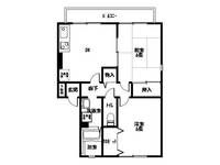 静岡県三島市大宮町3丁目(アパート)の賃貸物件102の間取り