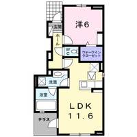 静岡県三島市徳倉2丁目(アパート)の賃貸物件101の間取り