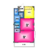 静岡県三島市大宮町2丁目(アパート)の賃貸物件202の間取り