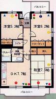 静岡県駿東郡長泉町納米里(マンション)の賃貸物件401の間取り