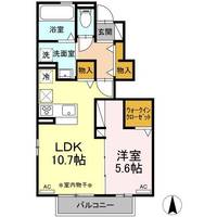 静岡県駿東郡清水町長沢(アパート)の賃貸物件105の間取り
