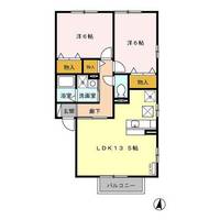 新潟県柏崎市三和町(アパート)の賃貸物件102の間取り
