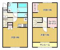 アクアスびわじま104の間取り
