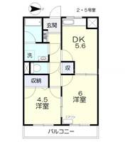 岡山県岡山市中区海吉(マンション)の賃貸物件305の間取り