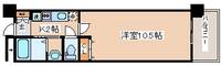 兵庫県神戸市中央区磯上通3丁目(マンション)の賃貸物件の間取り