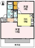ヴェールハイム霞ヶ丘の間取り
