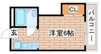 ドミトリー板宿の間取り