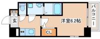 兵庫県神戸市兵庫区駅南通1丁目(マンション)の賃貸物件の間取り