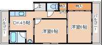 熊内マンションの間取り