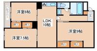 上高丸北住宅1001の間取り