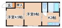 潮見台ハイツの間取り