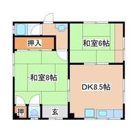 恵荘の間取り