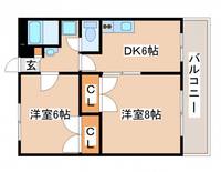 ダイコーポ西藤江203の間取り