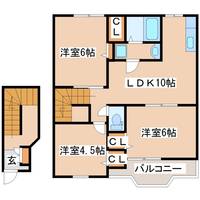 ヒューマンビレッジAの間取り