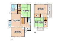 兵庫県加古川市別府町別府(一戸建)の賃貸物件の間取り