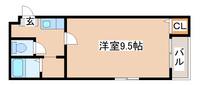エヌエムサンカンテキャトフD棟の間取り