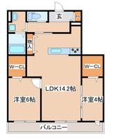物件の間取り画像