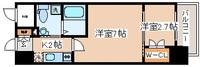 兵庫県神戸市中央区吾妻通5丁目(マンション)の賃貸物件の間取り