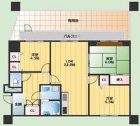 ヴァンベール向丘の間取り