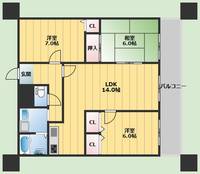 物件の間取り画像