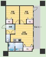 物件の間取り画像