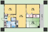グリーンパレス千里中央 A棟 の間取り
