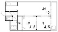 ヴィラ本山の間取り