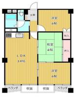 多聞台パークシャトーの間取り