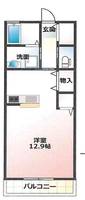 ウエスト魚住の間取り