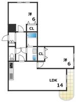 物件の間取り画像